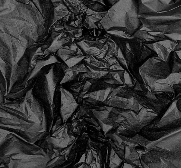 Coloured Tissue Paper Ream, Black Tissue